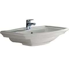 RAK Washington Ivory Wall Basin, 1 Tap Hole