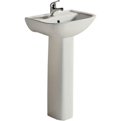 RAK Lara Ivory Pedestal Basin, 1 Tap Hole