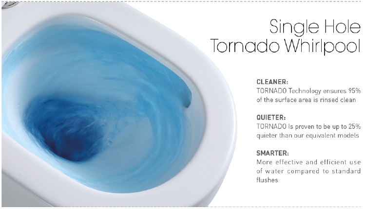 ECT - VIVO Tornado Flish toilet