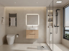 Ashwood 900 Wall Hung Timber Bathroom Vanity