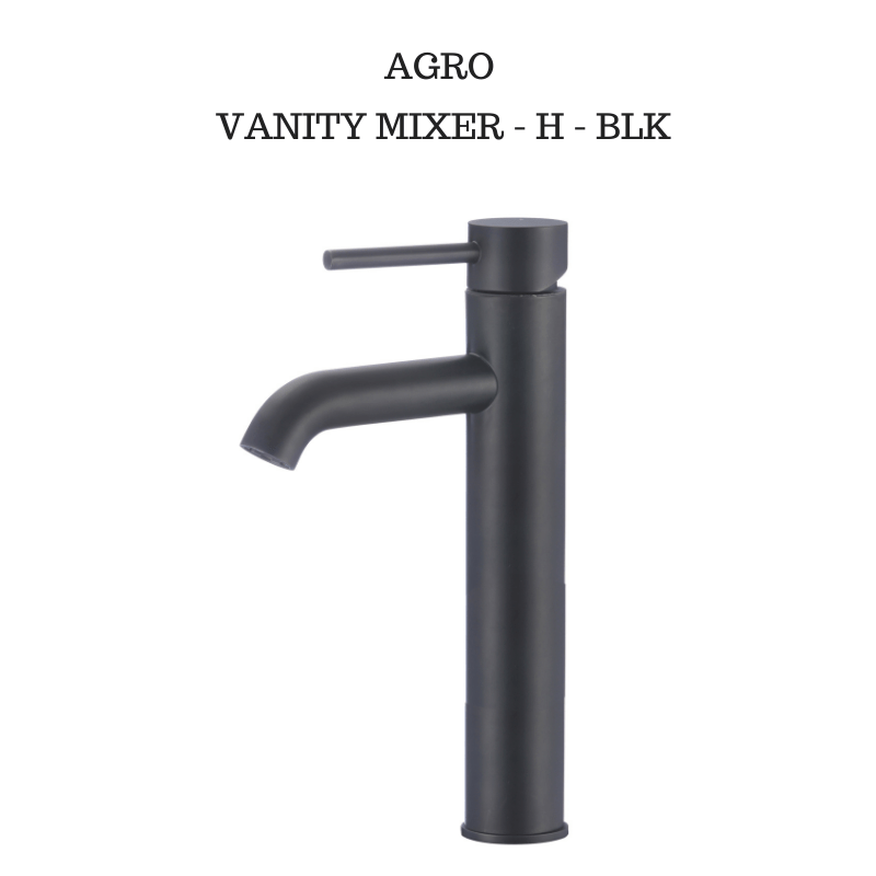 AGRO Tall Basin Mixer  - Matte Black