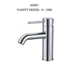 AGRO Short Basin Mixer - Polished Chrome