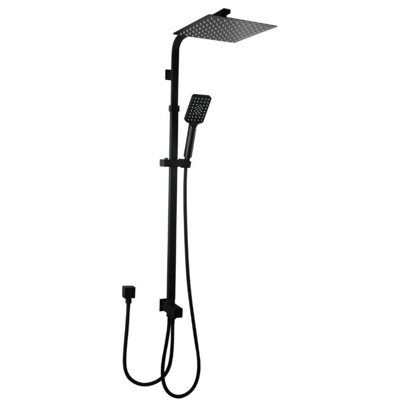 Aquaperla Offset inlet Shower set Matte Black