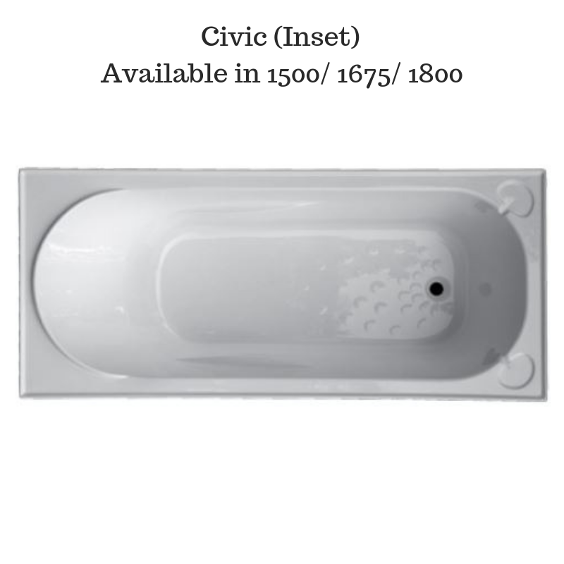 Inset Bath tub - Civic