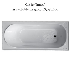 Inset Bath tub - Civic