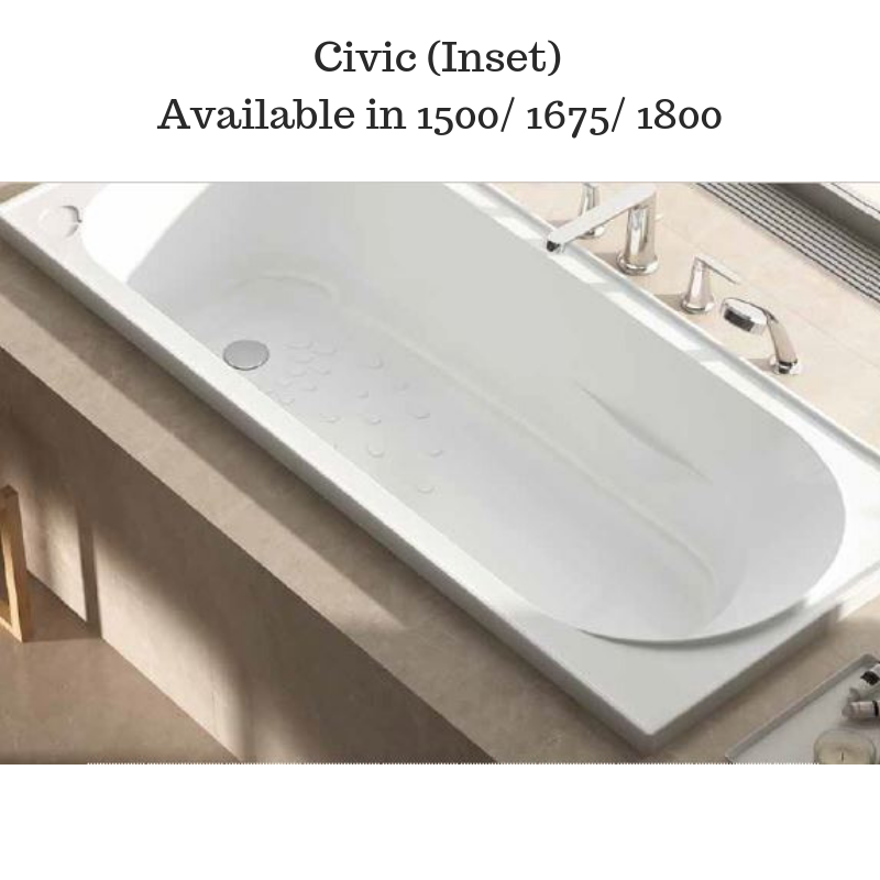 Inset Bath tub - Civic