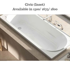 Inset Bath tub - Civic