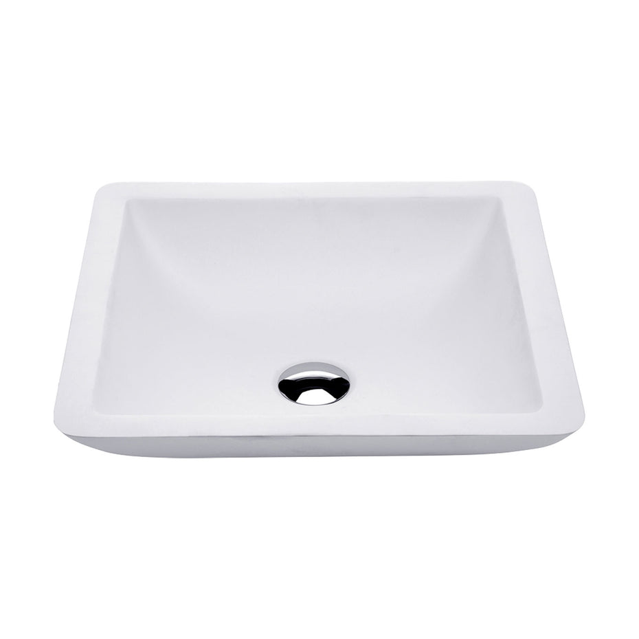 Classique 420 Matte White Cast Stone Above Counter Basin