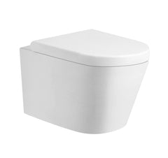 ZUMI Avis wall Hung Rimless Toilet- Gloss White