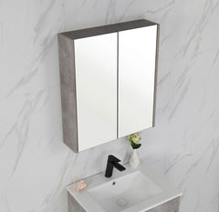 LOLA 600mm Concrete Colour Freestanding Bathroom Vanity