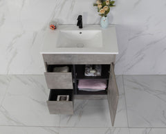 LOLA 750mm Concrete Colour Freestanding Bathroom Vanity