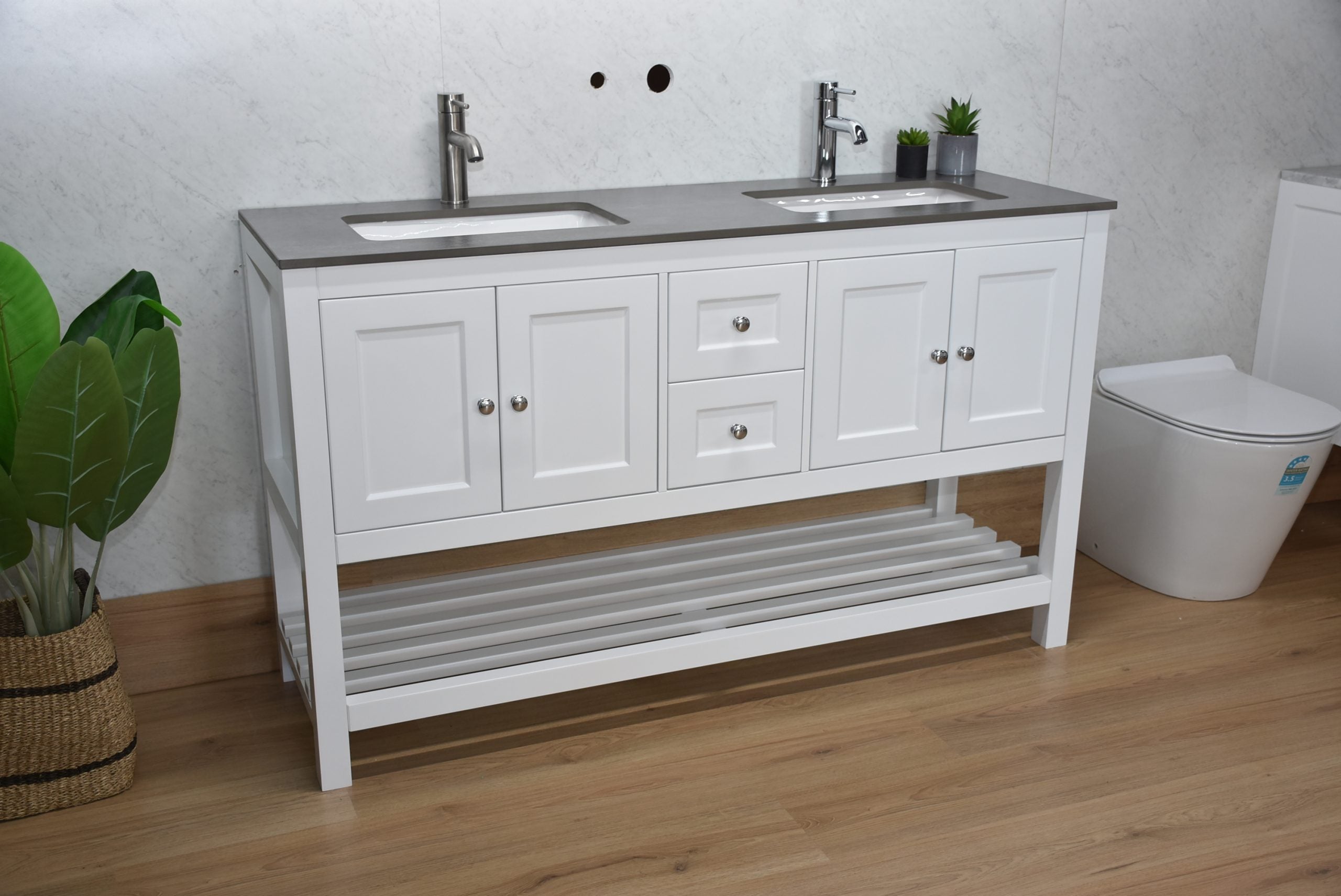 PARIS 1500mm Bathroom Vanity Double Basin