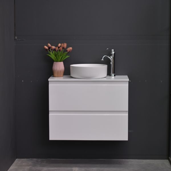 Slim X 750mm Narrow Bathroom Vanity Wall Hung