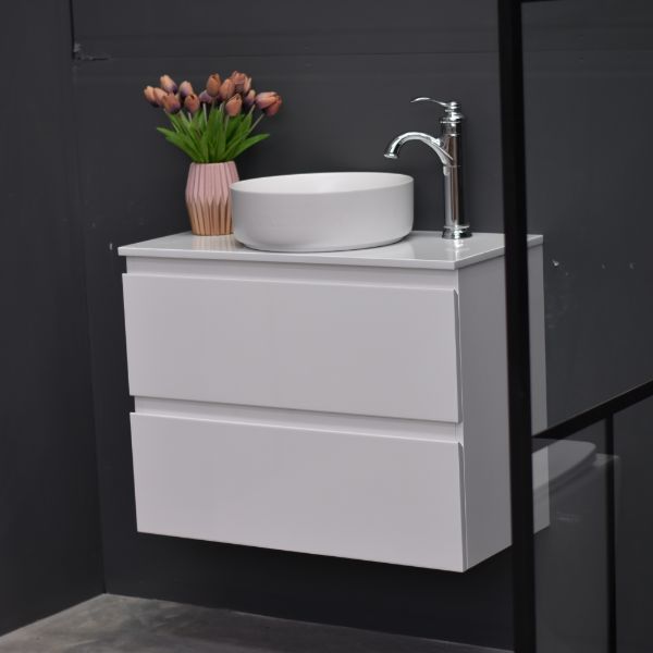 Slim X 750mm Narrow Bathroom Vanity Wall Hung