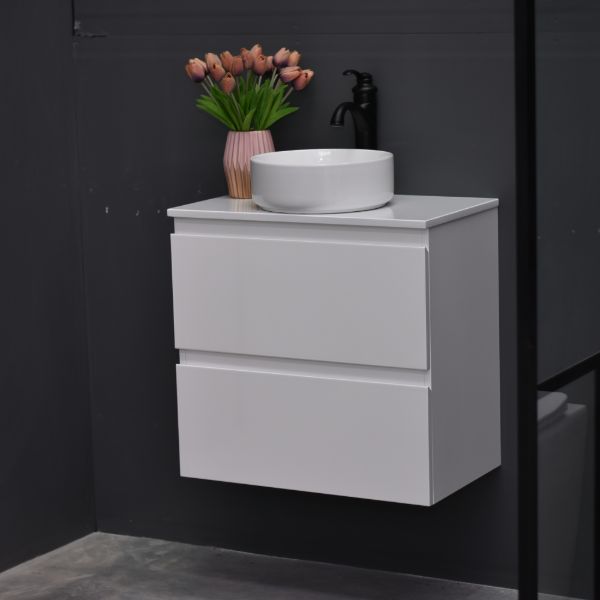 Slim X 600mm Narrow Bathroom Vanity Wall Hung
