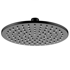 ECT DOCCIA 200mm Brass Shower Head Matte Black