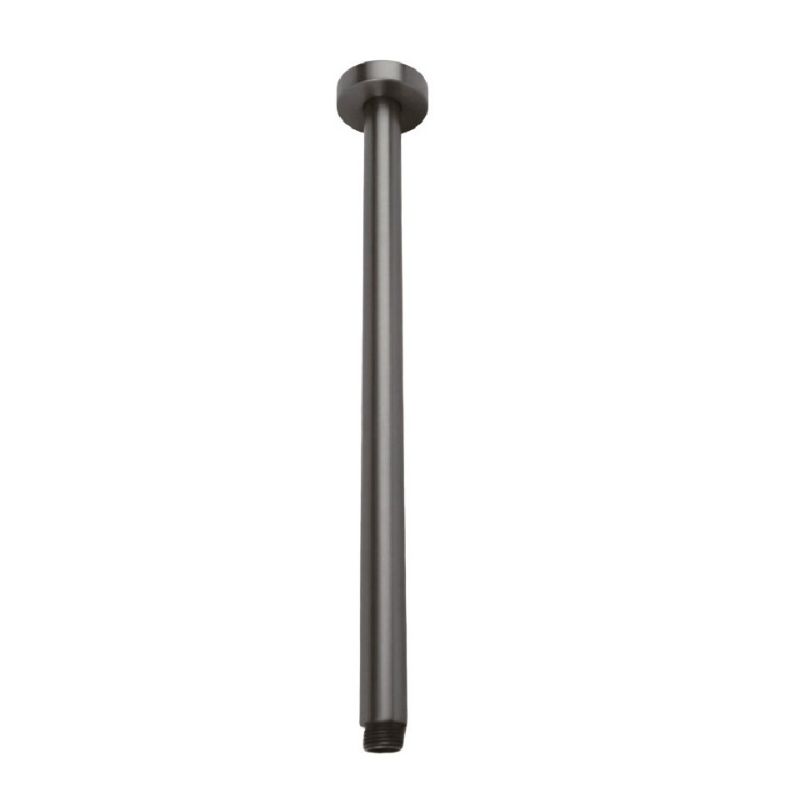 ECT Straight Ceiling Dropper Shower Arm Gun Metal 400mm - SH G009GM