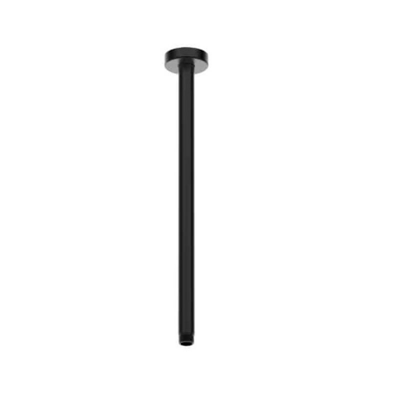 ECT Straight Ceiling Dropper Shower Arm Matte Black 400mm - SH G009BK