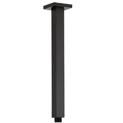 ECT Straight Square Ceiling Dropper Shower Arm Matte Black 400 - SH SQCEILING4BK