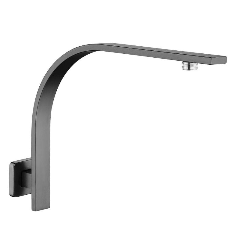 Esperia Gun Metal Grey Gooseneck Wall Mounted Shower Arm - se29.06