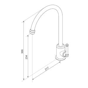 Federation-Gooseneck-Sink-Mixer-F9410CH