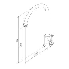 Federation-Gooseneck-Sink-Mixer-F9410CH