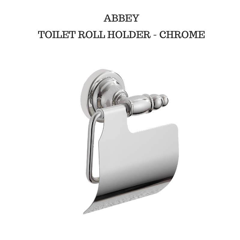 TOILET PAPER ROLL HOLDER - ABBEY CHROME