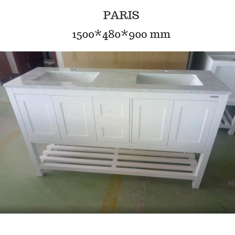 PARIS 1500mm Bathroom Vanity Double Basin