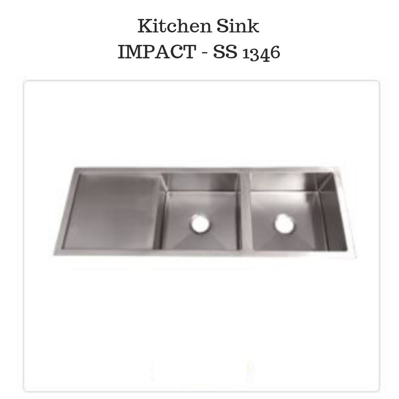 Stainless Steel Kitchen Sink - SS 1346