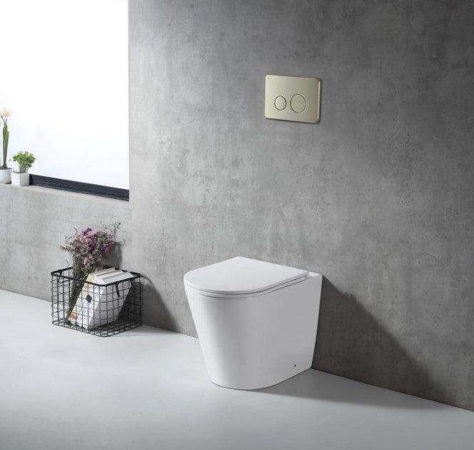 Buy Zumi - Java Nano Glazed In-wall cistern toilet Online Melbourne