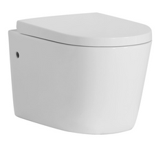 AVIS wall Hung Rimless Toilet- GLOSS white