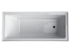 LOUVE INSET BATH 1525mm GLOSS white Acrylic