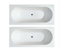 Metro Island Bath1750mm Gloss white Acrylic