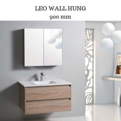 Leo 900 Wall Hung Timber-look-bathroom-vanity