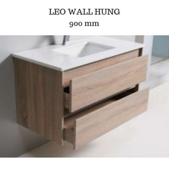 Leo 900 Wall Hung Timber-look-bathroom-vanity