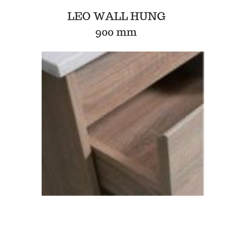 Leo 900 Wall Hung Timber-look-bathroom-vanity