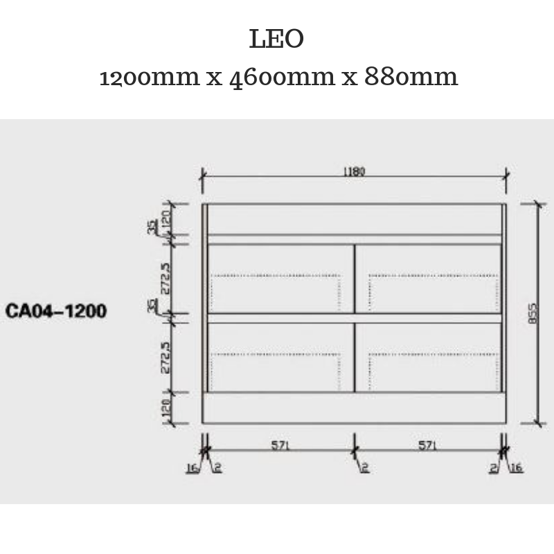 Leo 1200 Freestanding Timber-look-bathroom-vanity