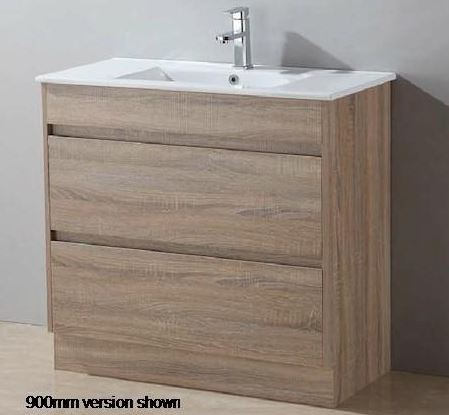 Leo 900 Freestanding Timber-look-bathroom-vanity