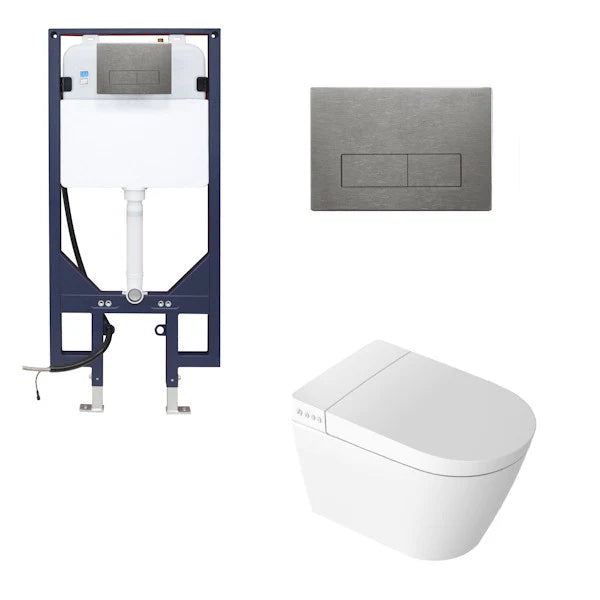 Zumi Novus Wall Hung Intelligent Smart Toilet Complete Package