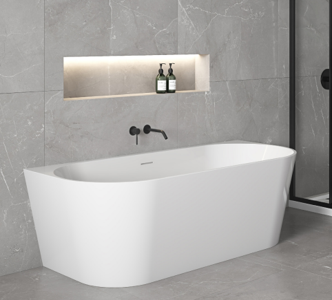 ECO Back-to-wall bath-GLOSS WHITE 1400mm