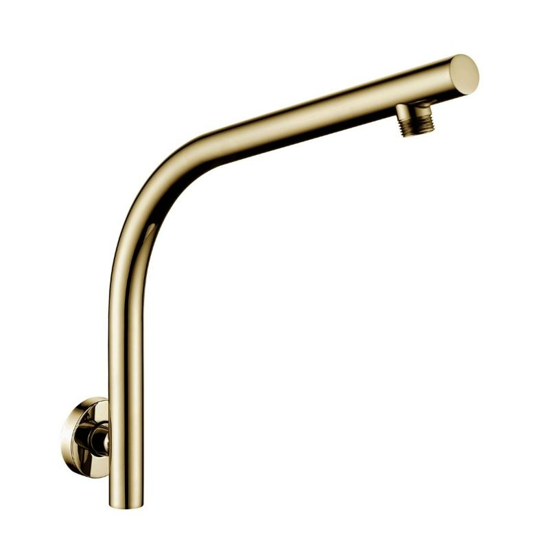 Pentro Brushed Yellow Gold Wall Mounted Shower Arm - se27.04