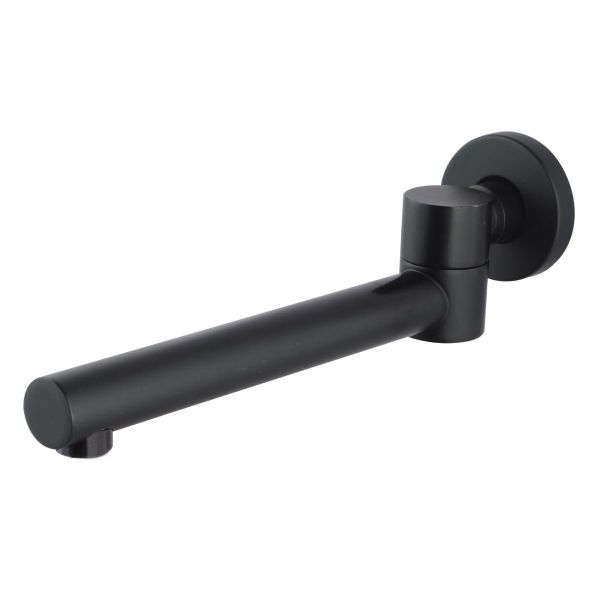 Swivel Bath Spout Matte Black - WT624BK