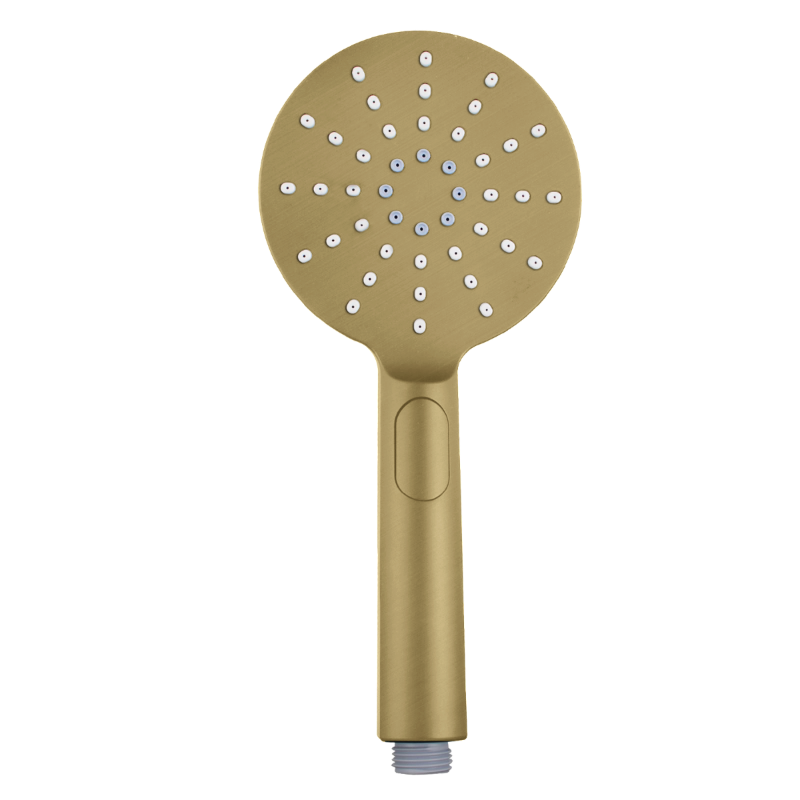 Pentro Round 3 Functions Brushed Yellow Gold Hand Shower Spray - hsr11.04