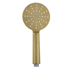 Pentro Round 3 Functions Brushed Yellow Gold Hand Shower Spray - hsr11.04