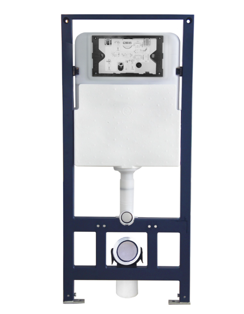 Zumi - R & T Package including Cistern and QUBIST wall Hung Toilet SUITE- Gloss White