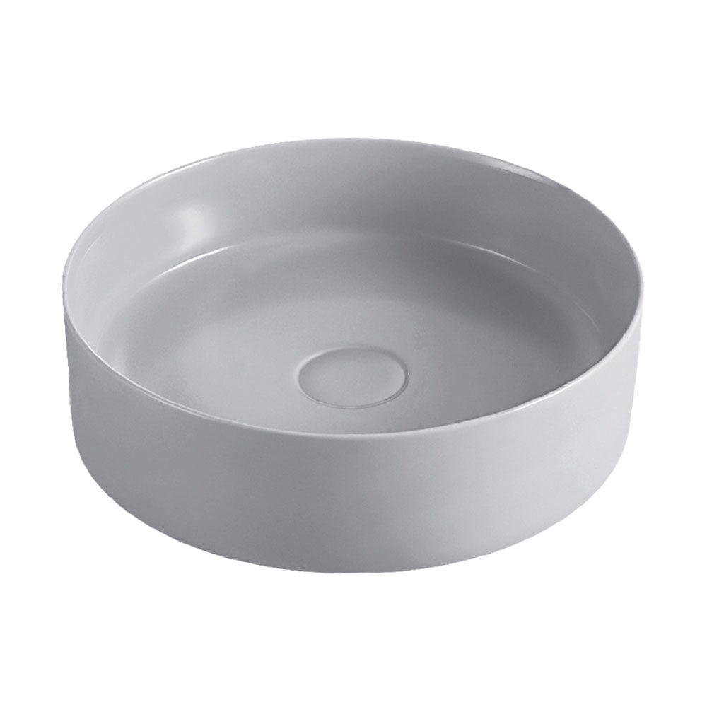 Reba Matte Light Grey Above Counter Basin