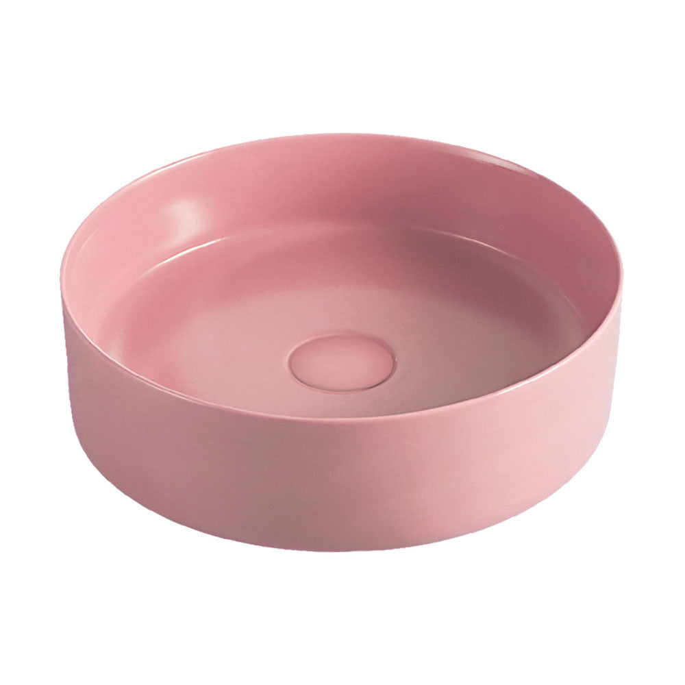 Reba Matte Pink Above Counter Basin