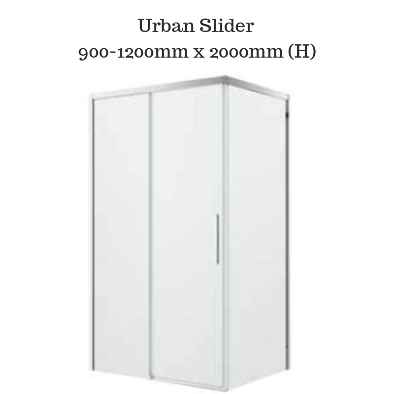 Shower Screen with Sliding door - Urban Slider
