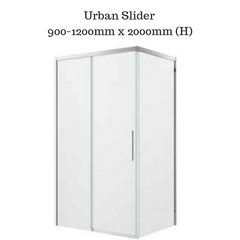 Shower Screen with Sliding door - Urban Slider