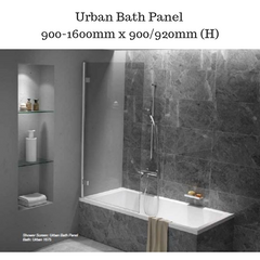 Shower Screen over Bath - Urban Bath Panel